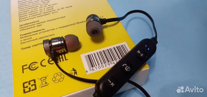 Беспроводные наушники Sport Earphones + микрофон