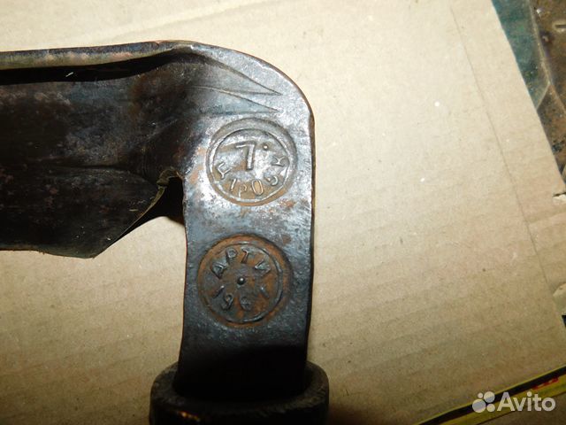 Старинная коса для покоса травы СССР, клеймо 1961