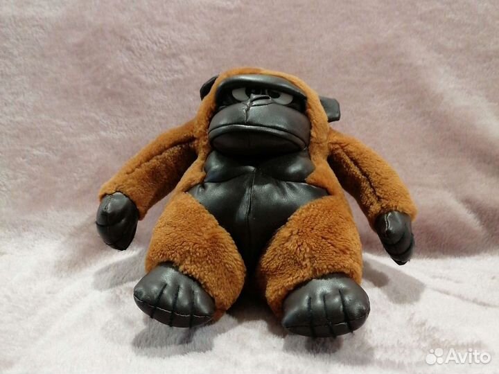 Мягкие игрушки собака, горилла, слон