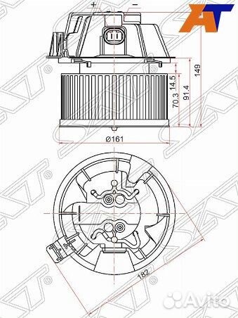 Мотор отопителя салона renault logan