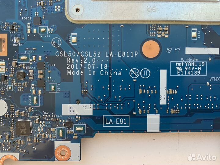 Материнская плата LA-E811P
