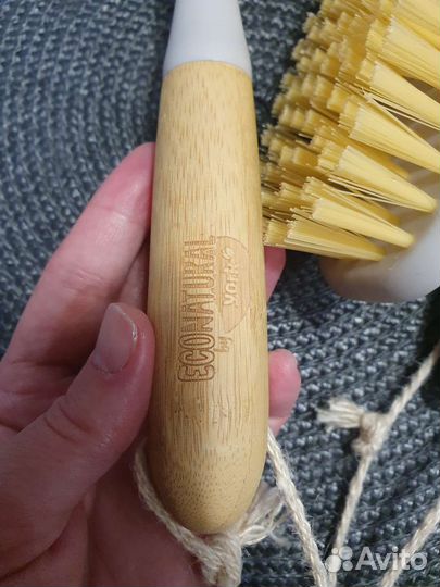 Щетка для посуды и щетка утюжок eco natural