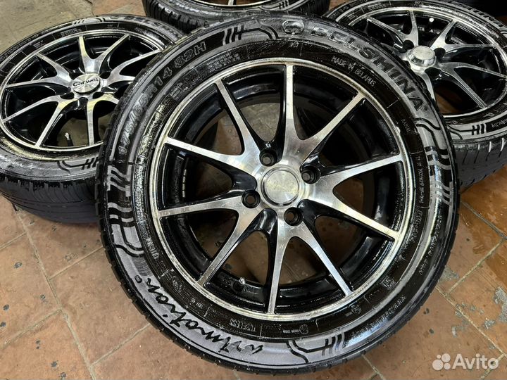 Диски LS 4x98 + резина Belshina 175/65 r14 б/у