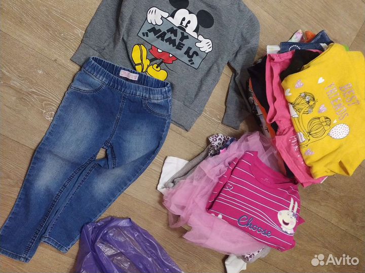 Вещи пакетом на девочку 2- 3 года
