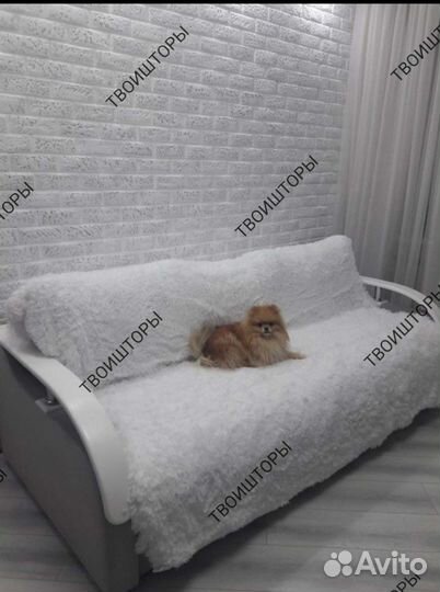 Покрывало плед пушистый