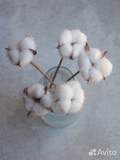 Хлопок искуственный декоративный для букетов