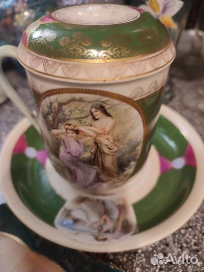 Старинный чайный бокал