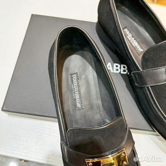 Мужские замшевые туфли Dolce Gabbana