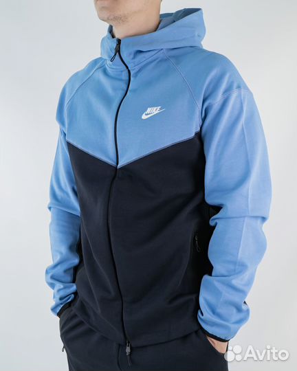 Мужской Костюм спортивный Nike (3457) (XXL, Голубо