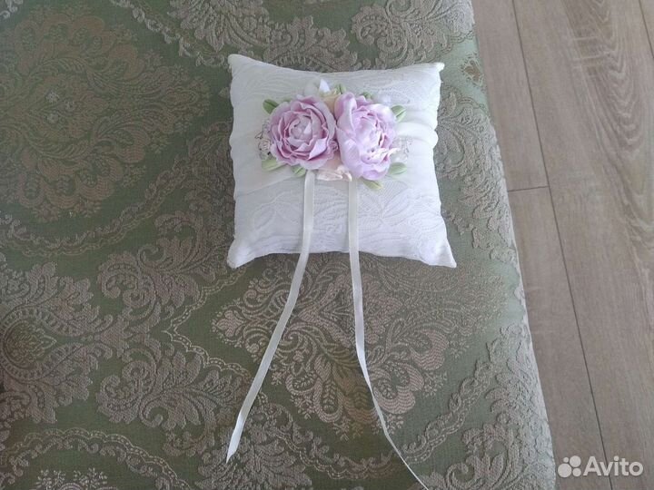 Подушечка для колец свадебная