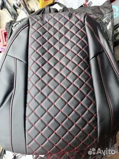 Чехлы на renault logan 2 франт