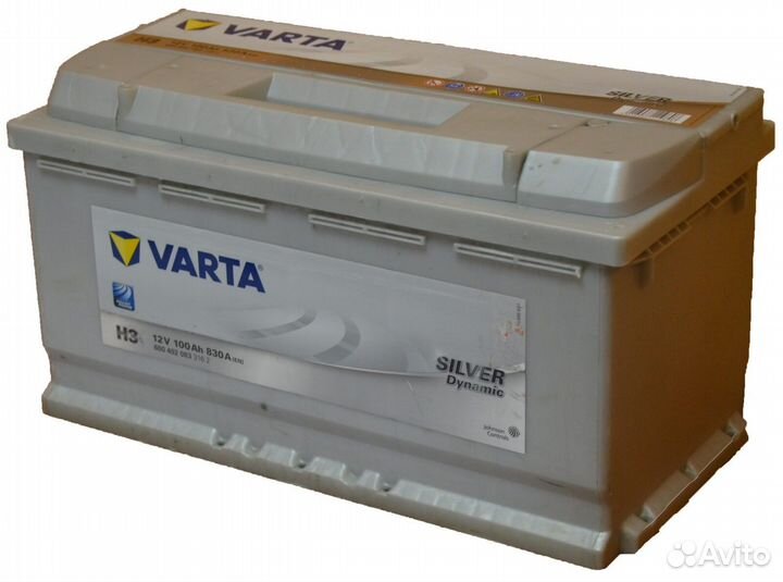 Акб 100 varta Silver Dynamic обратная полярность