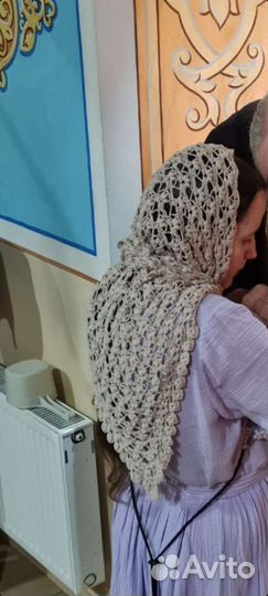 Шаль ручной работы