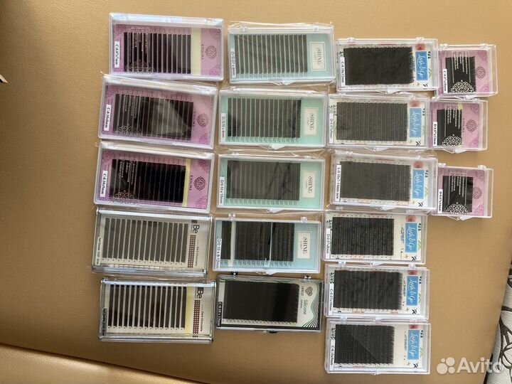 Ресницы для наращивания лешбокс с наполнением