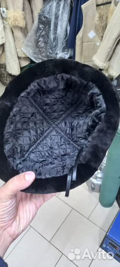 Кубанка меховая черного цвета