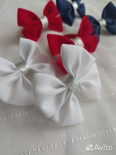 Бантик для волос на резинке