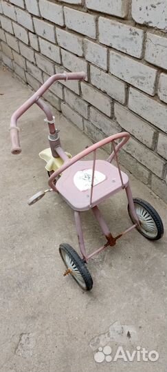 Детский трехколесный велосипед СССР
