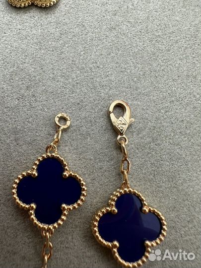 Браслет и серьги van cleef