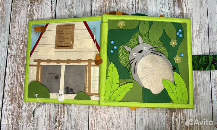 Развивающая книжка из фетра