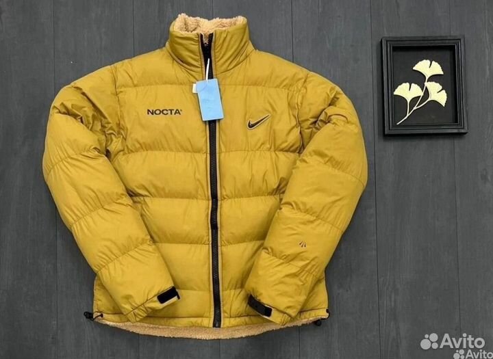 Куртка Nike Nocta барашек двусторонняя черная