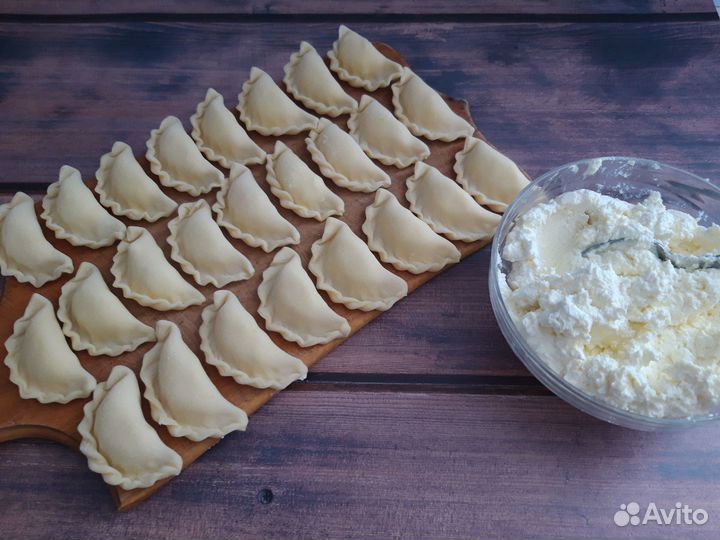 Домашние пельмени, вареники