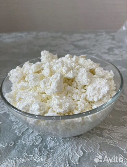 Домашний коровий творог