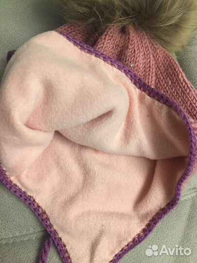 Зимняя Шапочка с пумпоном Р.54-56