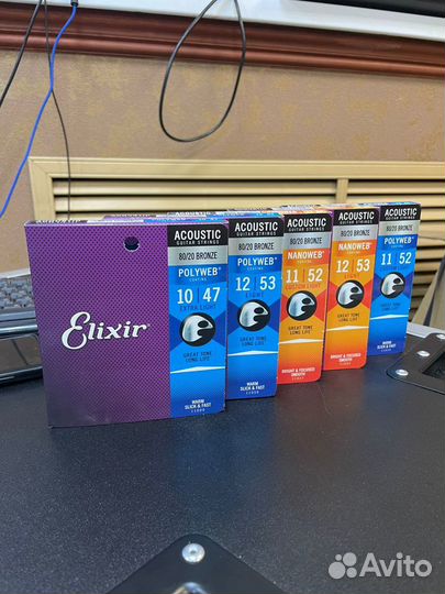 Струны Elixir с покрытием Polyweb nanoweb