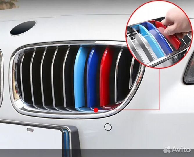 Вставки М спорт на решотку радиатора BMW X5 F15