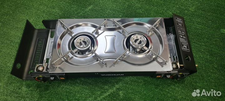 Плита газовая портативная 2,5kw (2 конфорки