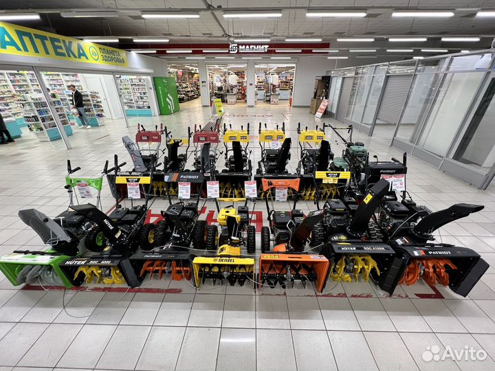 Снегоуборщики новые, гарантия Разные бренды