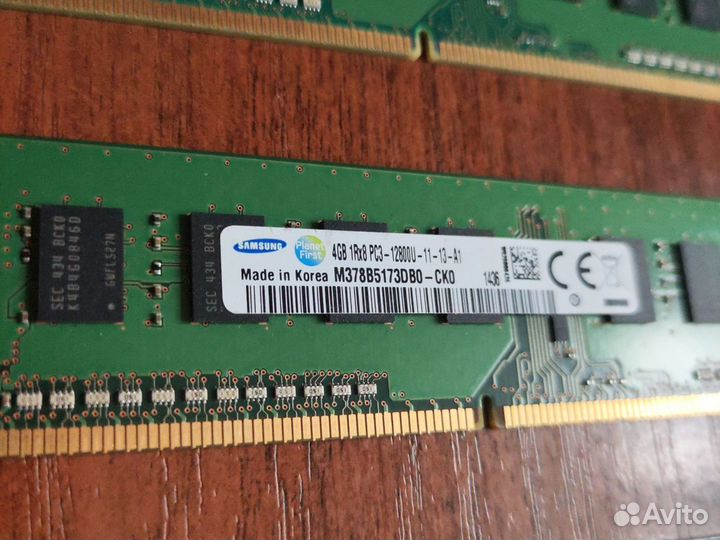 Оперативная память ddr3 4 gb samsung 1600