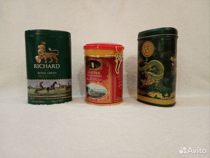 Жестяные банки из под чая