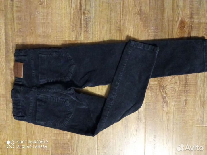 Брюки вельветовые для мальчика 110-116