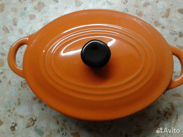 Керамическая форма для выпекания с крышкой, 0,3 л