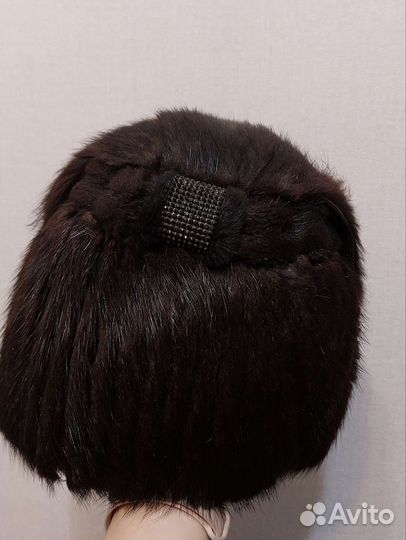Шапка норковая женская