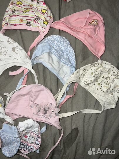 Чепчики 10 шт