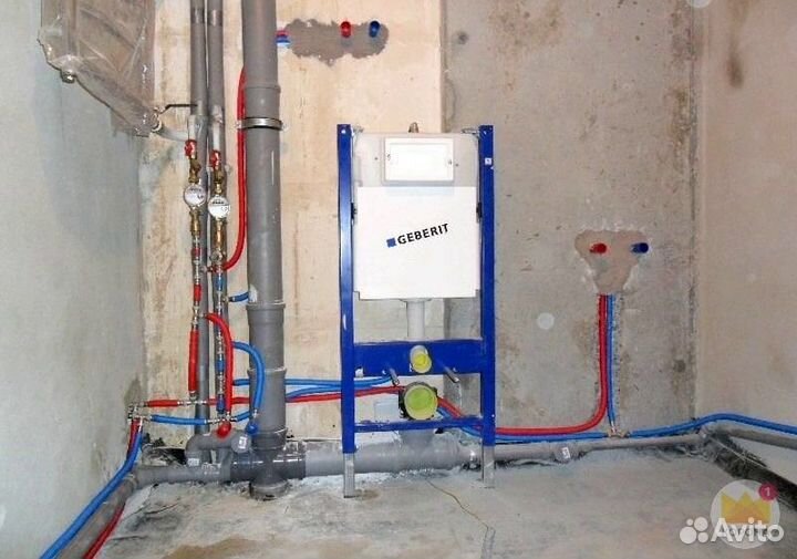 Сантехник. Монтаж водонагревателя. Разводка труб