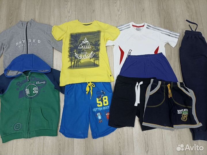 Вещи пакетом на мальчика 122 128