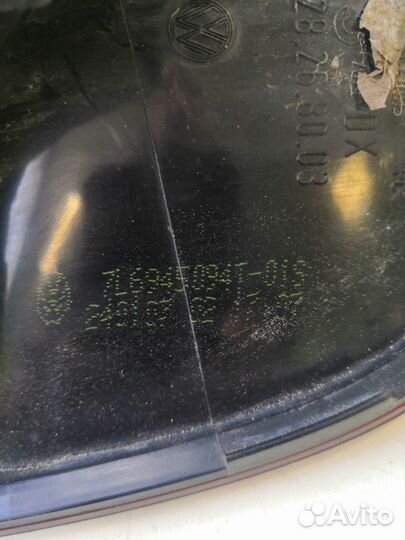 Фонарь задн.внутр.правый VW Touareg 2002-2010