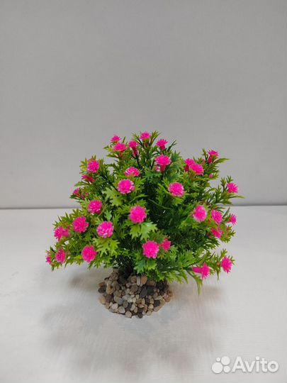 Декор для аквариума цветы 10см