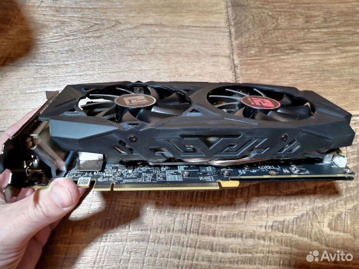 Видеокарта rx580 8gb red dragon