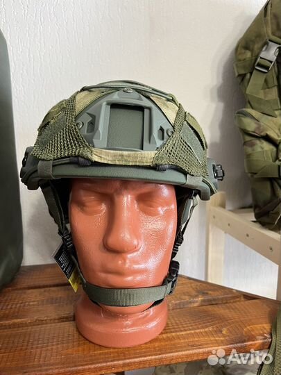Баллистический безухий шлем из арамида