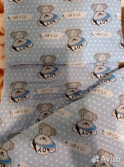 Комплект в коляску подушка матрас одеяло