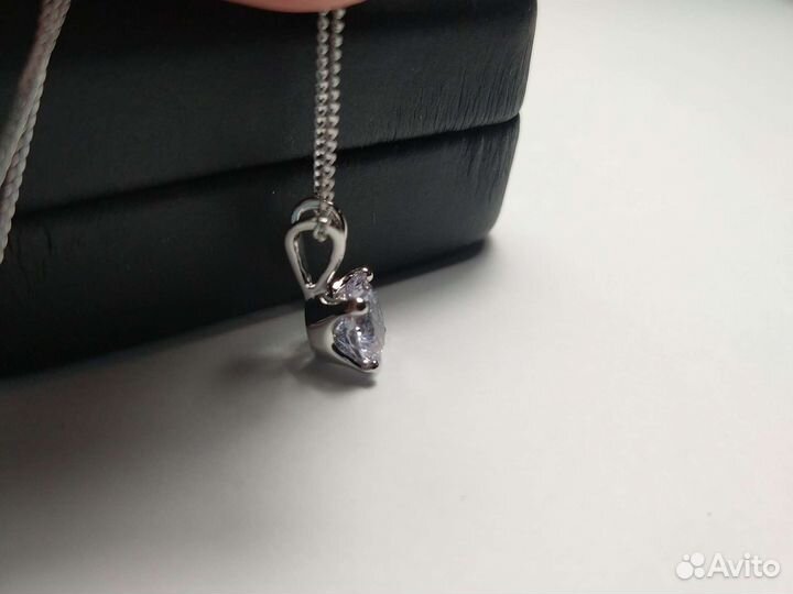 Колье циркон украшение подарок