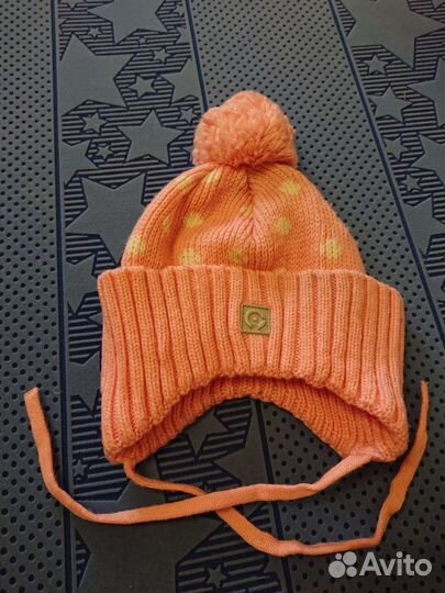 Шапка зимняя для девочки 1-2 года