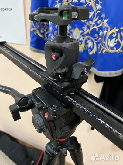 Слайдер konova 80см+Штатив 501HDV+сумка