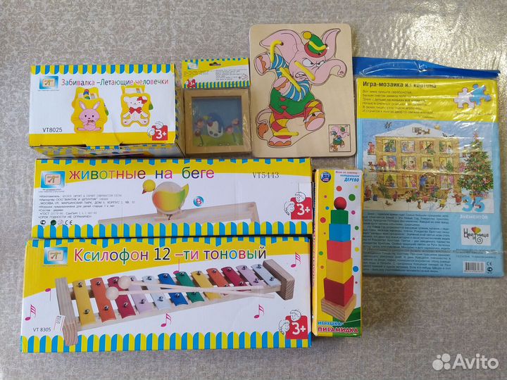 Развивающие игрушки новые в упаковке