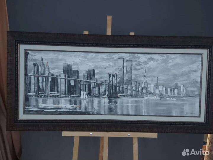 Картина маслом на холсте большая