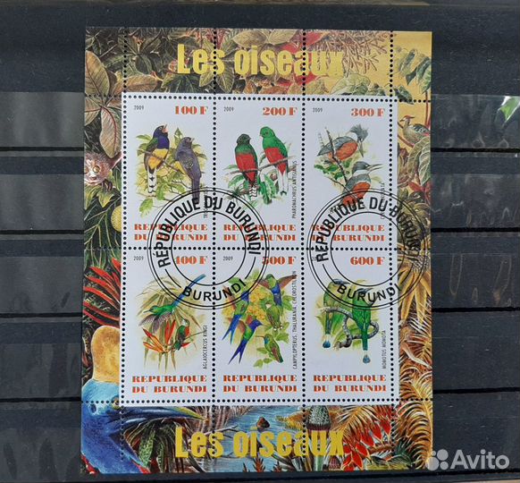 Серии почтовых марок, блоки, малые листы